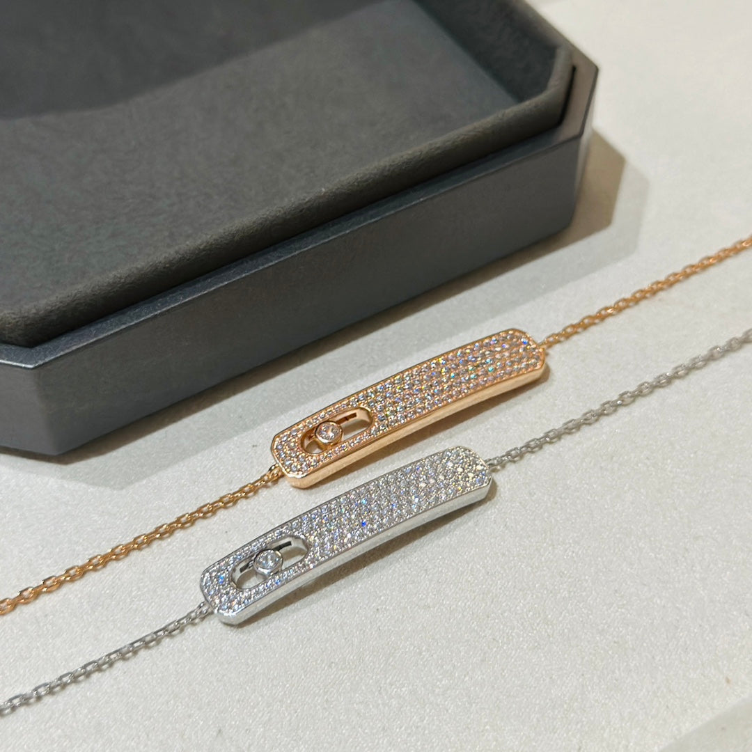 [⭐Clover Jewelry]MOVE CLASSIQUE DIAMOND PAVED BRACELET