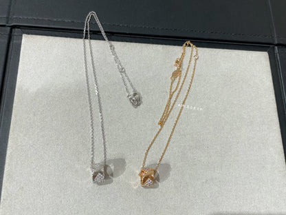 [⭐Clover Jewelry]LIENS EVIDENCE DIAMOND PAVED NECKLACE
