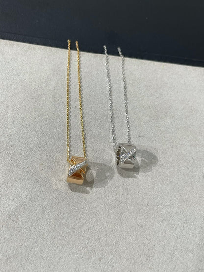 [⭐Clover Jewelry]LIENS EVIDENCE DIAMOND NECKLACE