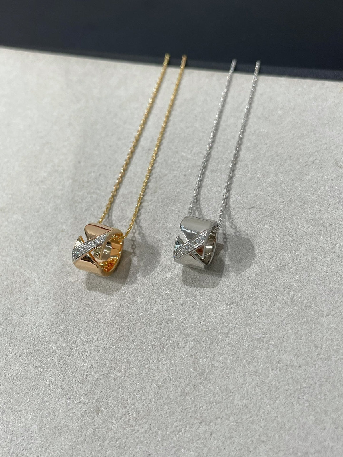 [⭐Clover Jewelry]LIENS EVIDENCE DIAMOND NECKLACE