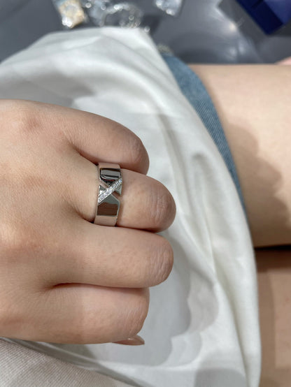 [⭐Clover Jewelry]LIENS EVIDENCE DIAOMOND RING