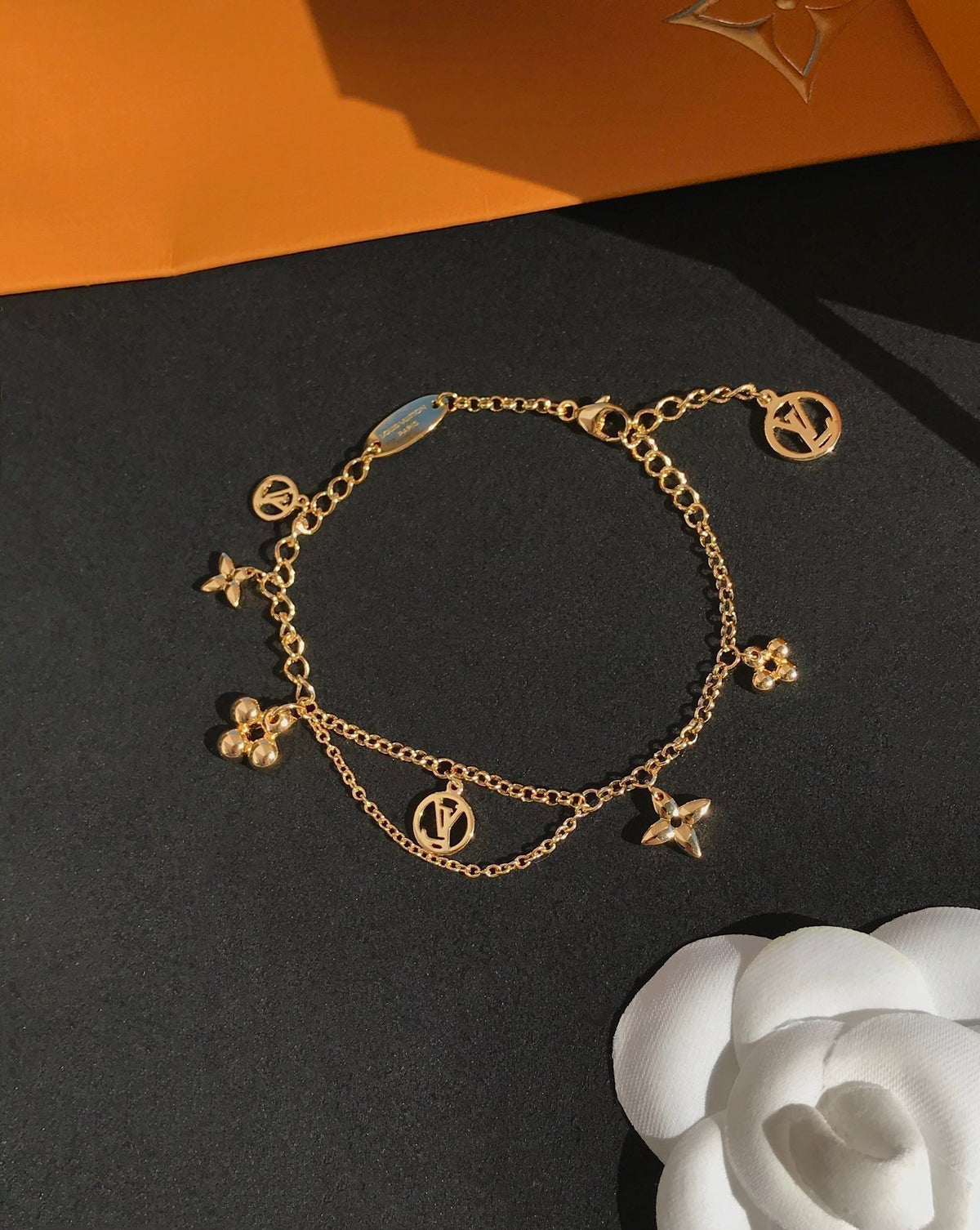 [⭐Clover Jewelry]BLOOMING PINK GOLD MOP BRACELET