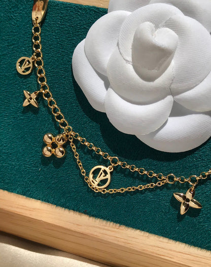 [⭐Clover Jewelry]BLOOMING PINK GOLD MOP BRACELET
