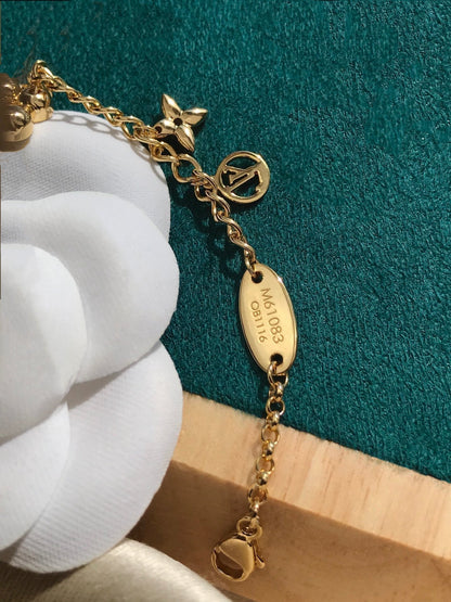 [⭐Clover Jewelry]BLOOMING PINK GOLD MOP BRACELET