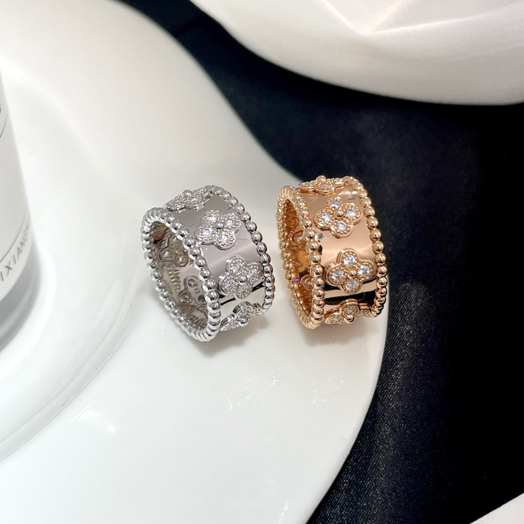 [⭐Clover Jewelry]PERLEE DIAMOND LARGE RING