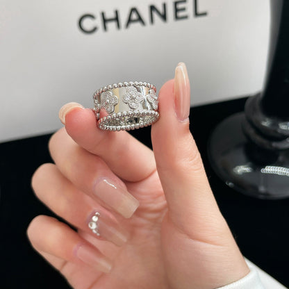 [⭐Clover Jewelry]PERLEE DIAMOND LARGE RING