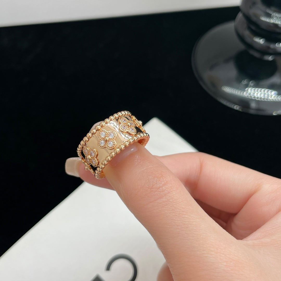 [⭐Clover Jewelry]PERLEE DIAMOND LARGE RING