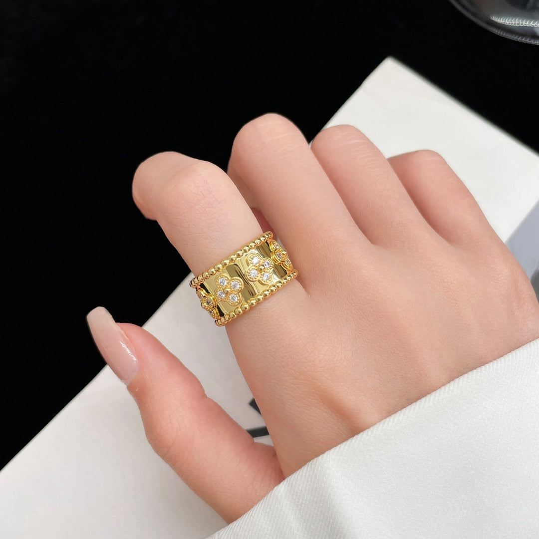 [⭐Clover Jewelry]PERLEE DIAMOND LARGE RING