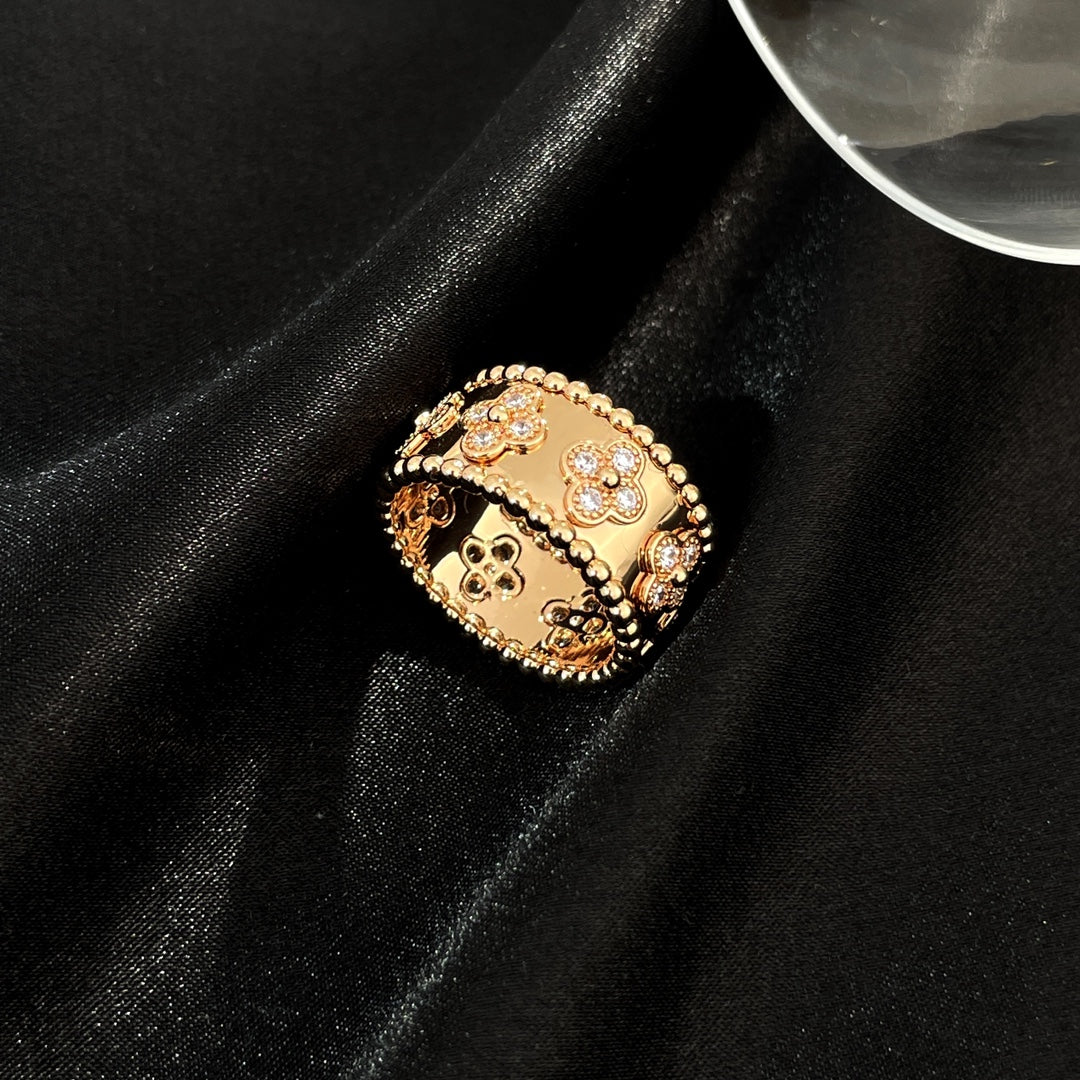 [⭐Clover Jewelry]PERLEE DIAMOND LARGE RING