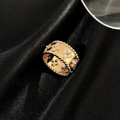 [⭐Clover Jewelry]PERLEE DIAMOND LARGE RING
