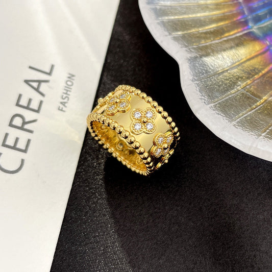 [⭐Clover Jewelry]PERLEE DIAMOND LARGE RING