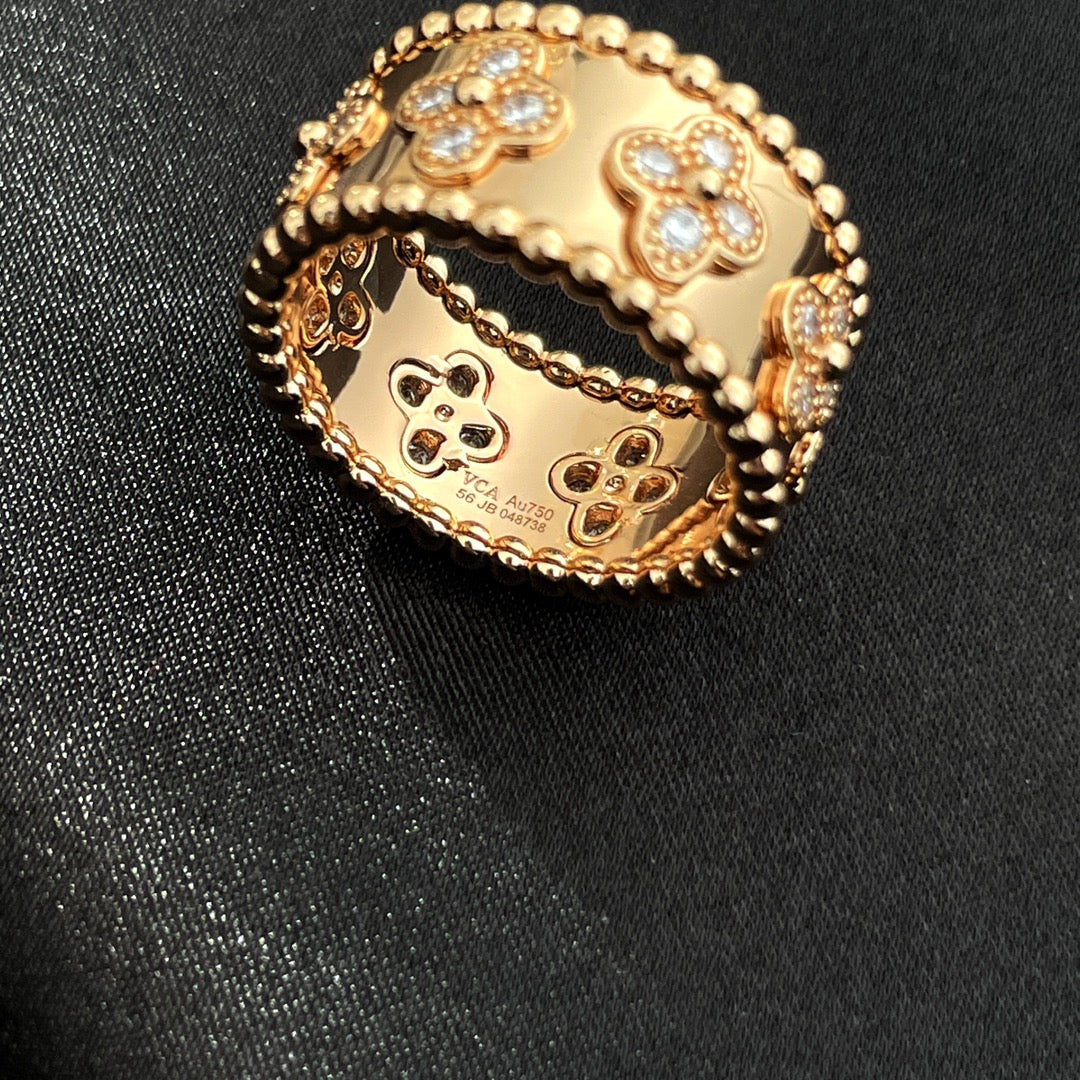 [⭐Clover Jewelry]PERLEE DIAMOND LARGE RING
