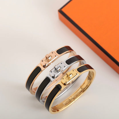 [⭐Clover Jewelry]HM KELLY BLACK BRACELET