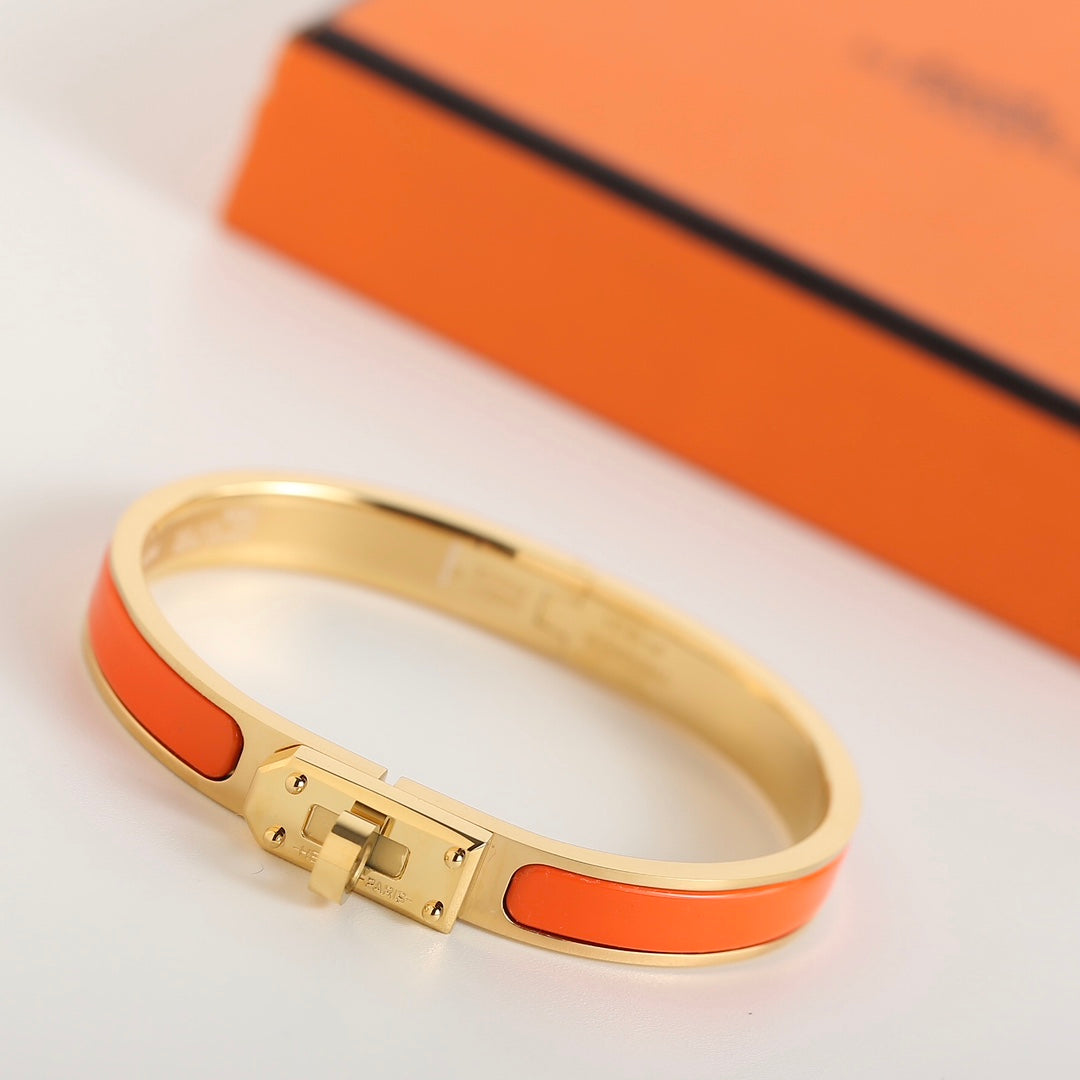 [⭐Clover Jewelry]HM KELLY ORANGE BRACELET