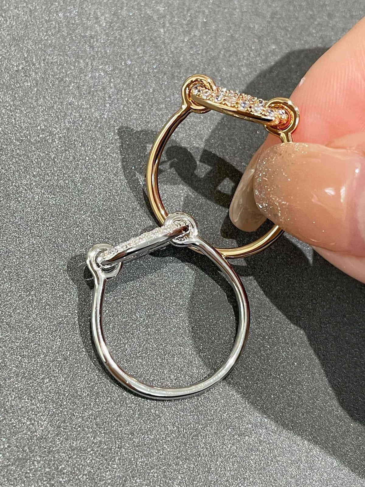 [⭐Clover Jewelry]RONDE SMALL DIAMOND RING