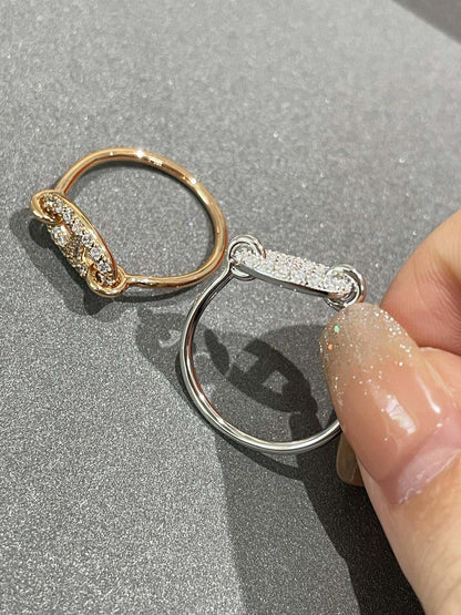 [⭐Clover Jewelry]RONDE SMALL DIAMOND RING
