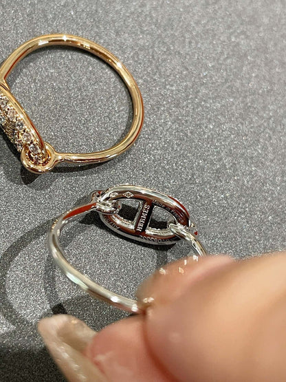 [⭐Clover Jewelry]RONDE SMALL DIAMOND RING