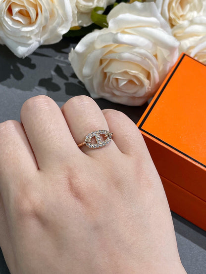 [⭐Clover Jewelry]RONDE SMALL DIAMOND RING