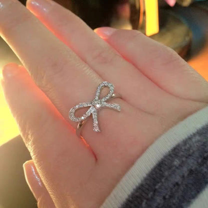 [Clover Jewelry]TWIST BOW RING