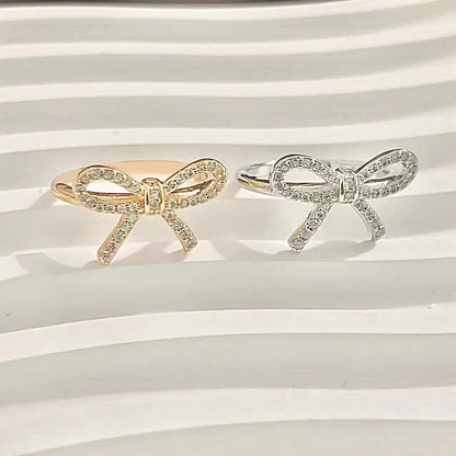 [Clover Jewelry]TWIST BOW RING