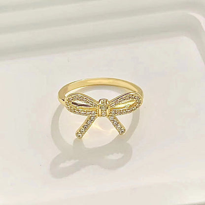 [Clover Jewelry]TWIST BOW RING