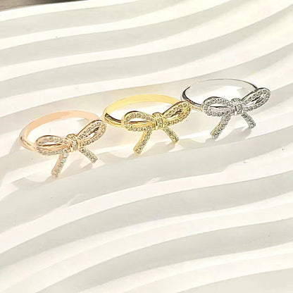 [Clover Jewelry]TWIST BOW RING