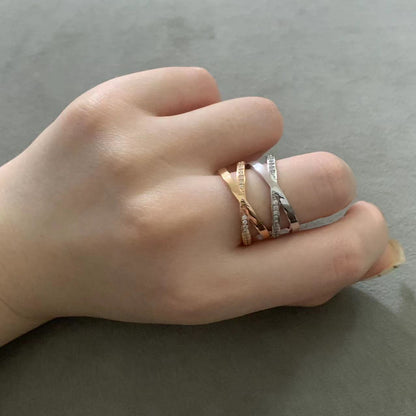 [Clover Jewelry]ATLAS X DIAMOND RING