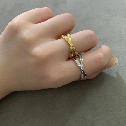 [Clover Jewelry]ATLAS X DIAMOND RING