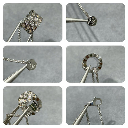 [⭐Clover Jewelry]BEE LOVE DIAMOND PAVED 3 ROW NECKLACE