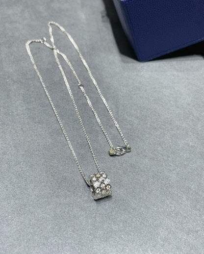 [⭐Clover Jewelry]BEE LOVE DIAMOND PAVED 3 ROW NECKLACE