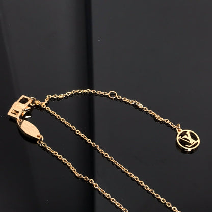[⭐Clover Jewelry]COLOR BLOSSOM PINK MOP SUN GOLD NECKLACE