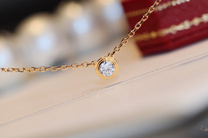 [⭐Clover Jewelry]DAMOUR DIAMOND NECKLACE