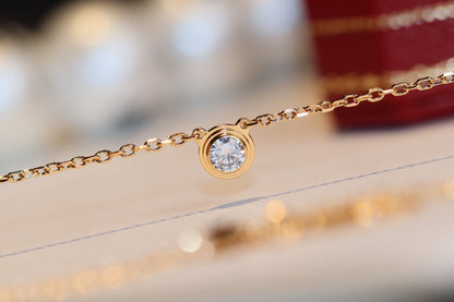 [⭐Clover Jewelry]DAMOUR DIAMOND NECKLACE
