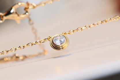 [⭐Clover Jewelry]DAMOUR DIAMOND NECKLACE