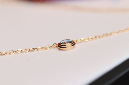 [⭐Clover Jewelry]DAMOUR DIAMOND NECKLACE