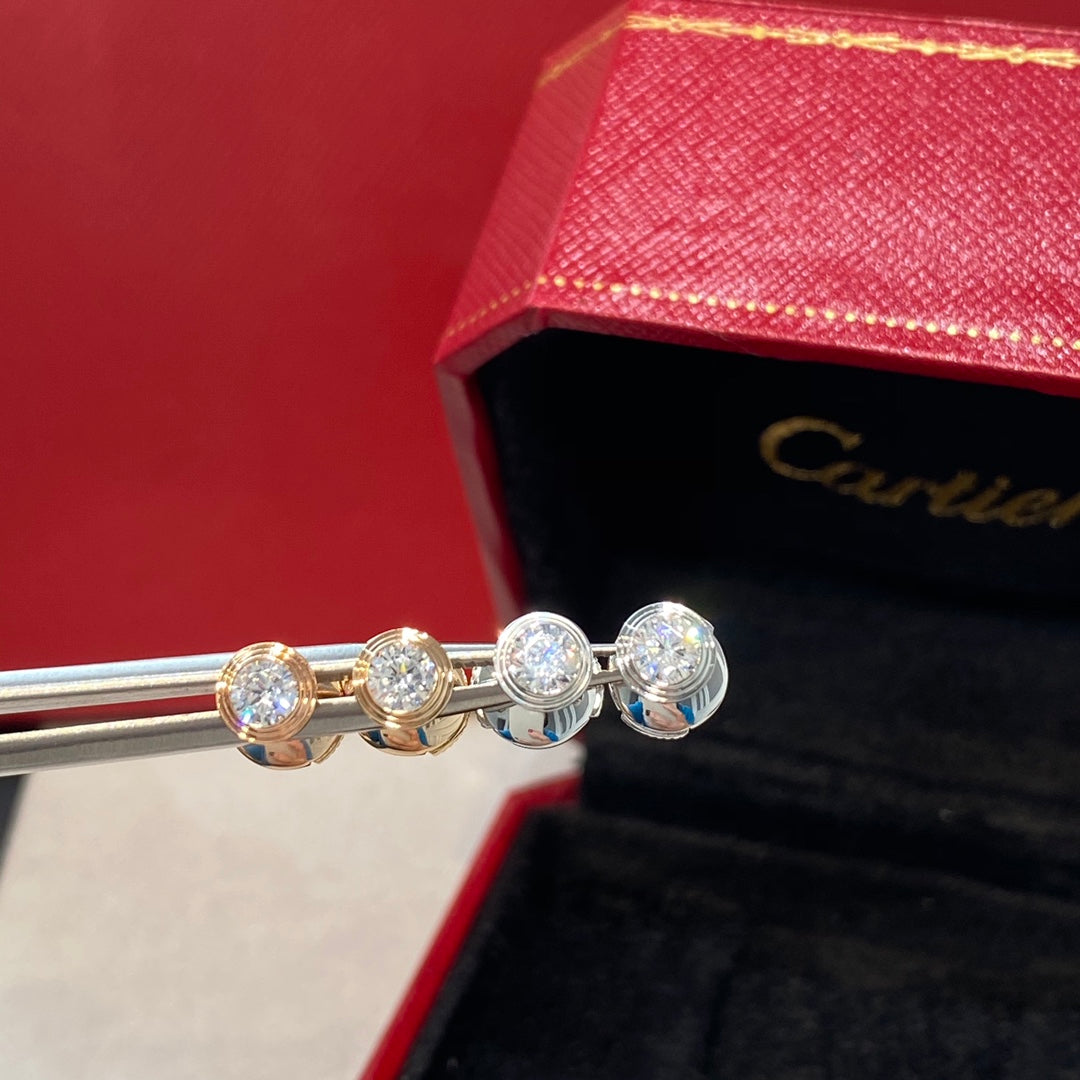 [⭐Clover Jewelry]DAMOUR DIAMOND EARRINGS