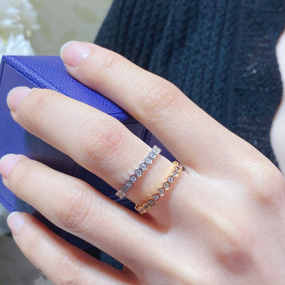 [⭐Clover Jewelry]BEE LOVE DIAMOND PAVED SMALL RING