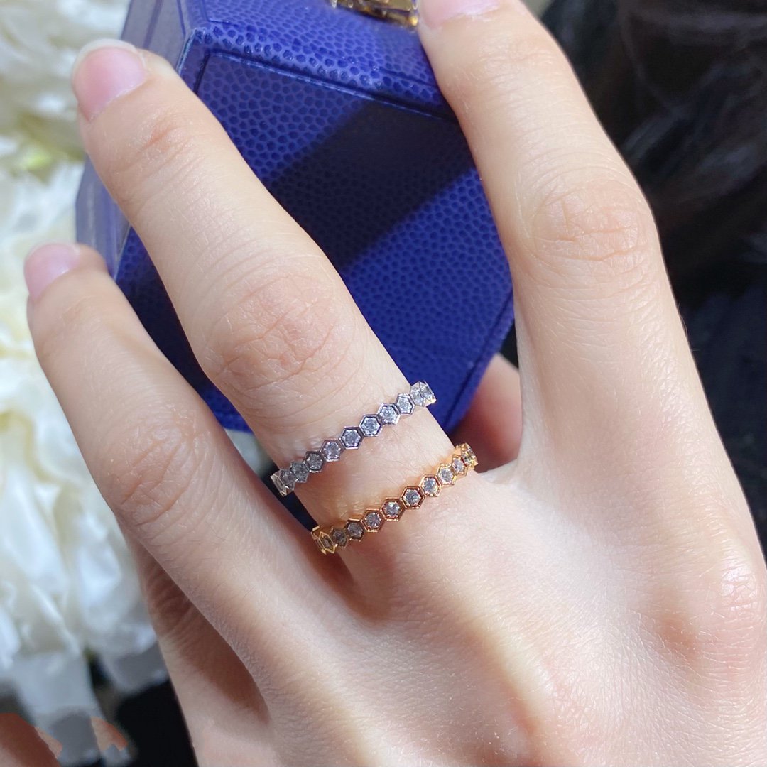 [⭐Clover Jewelry]BEE LOVE DIAMOND PAVED SMALL RING