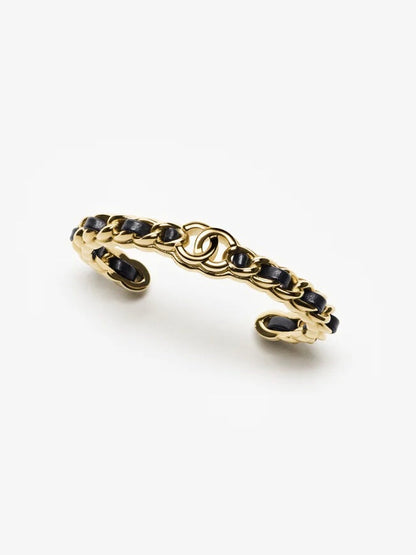 [⭐Clover Jewelry]Double C Open Bangle