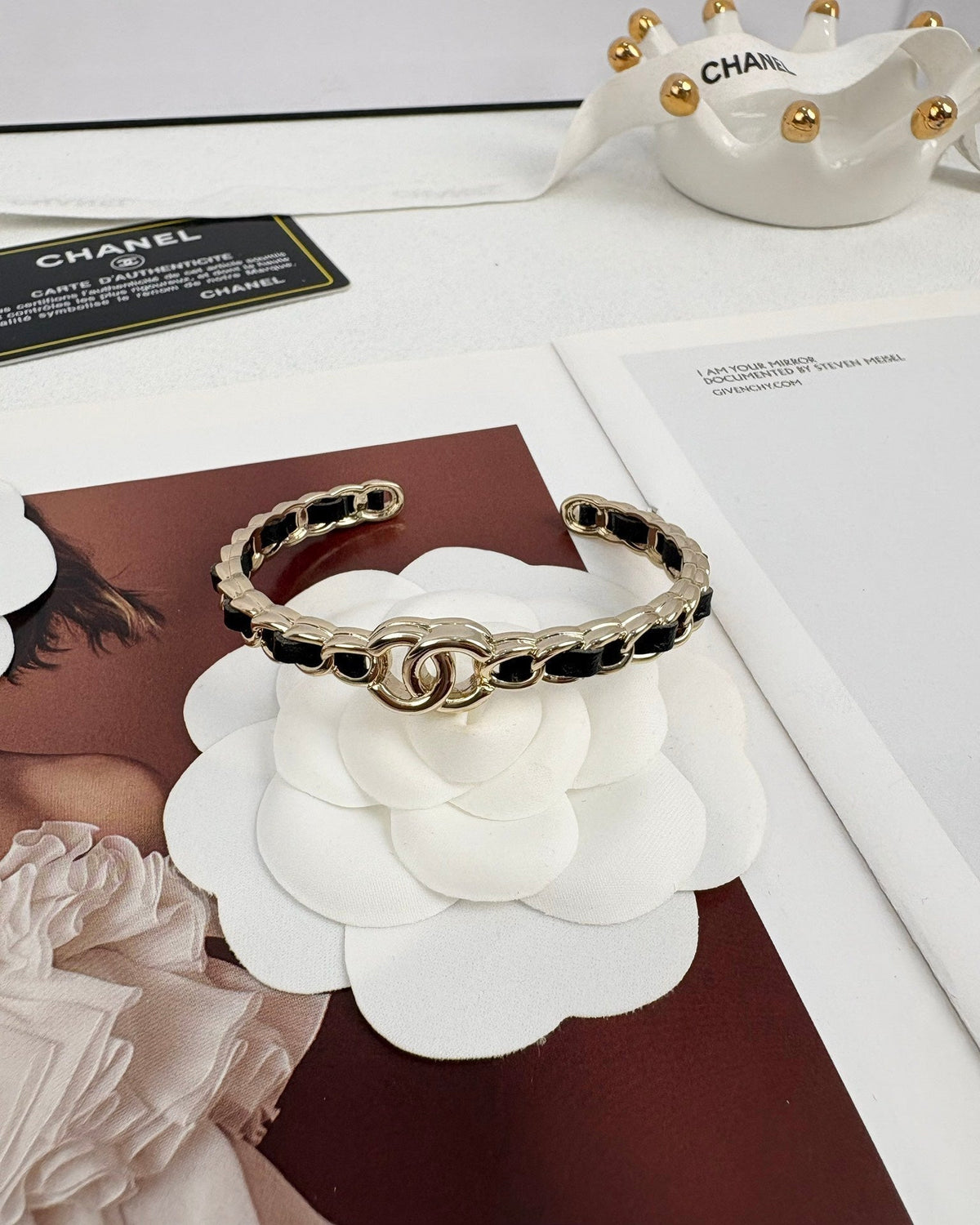 [⭐Clover Jewelry]Double C Open Bangle