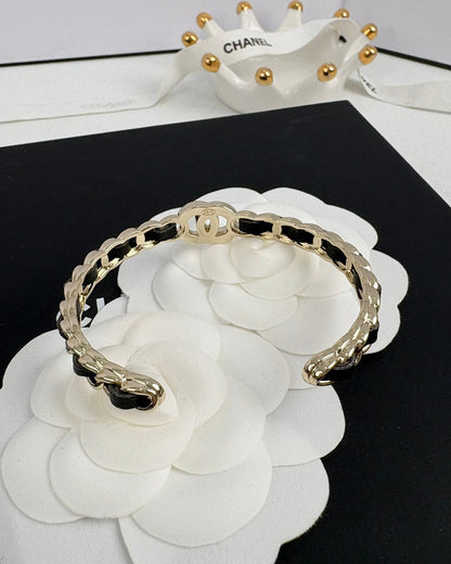 [⭐Clover Jewelry]Double C Open Bangle