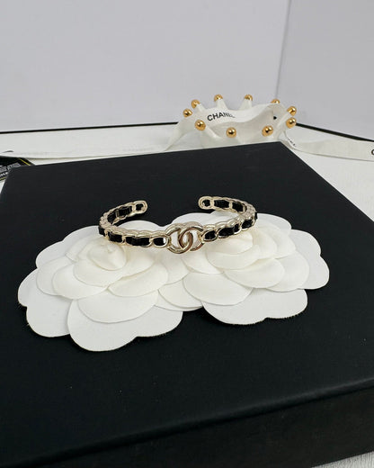 [⭐Clover Jewelry]Double C Open Bangle