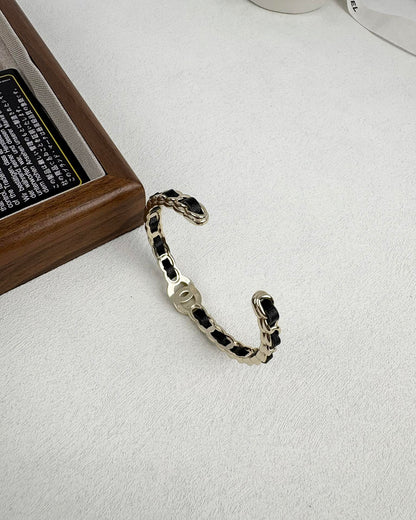[⭐Clover Jewelry]Double C Open Bangle
