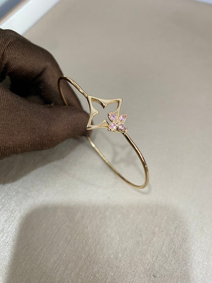 [⭐Clover Jewelry]Pink Diamond Bracelet