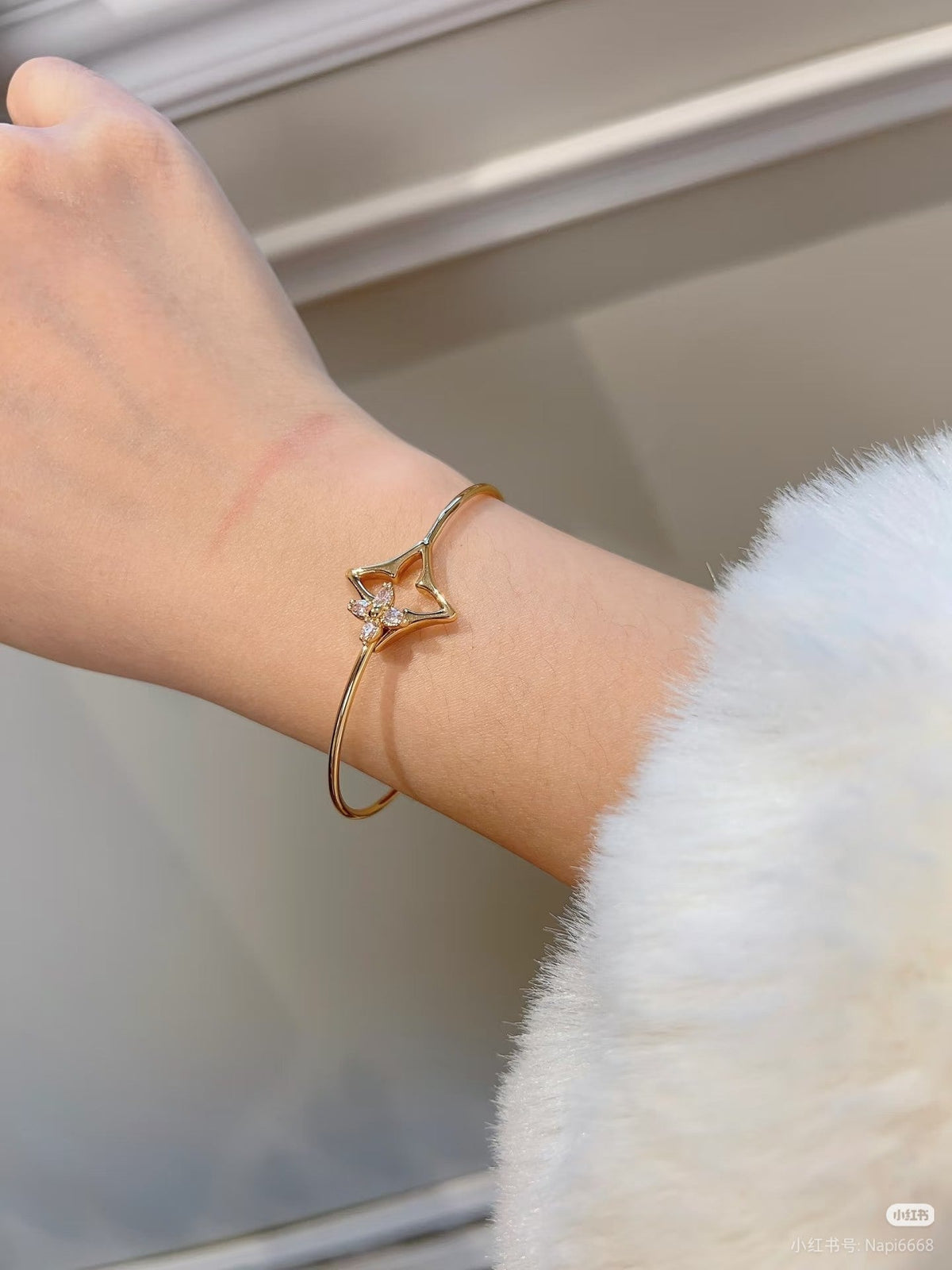 [⭐Clover Jewelry]Pink Diamond Bracelet