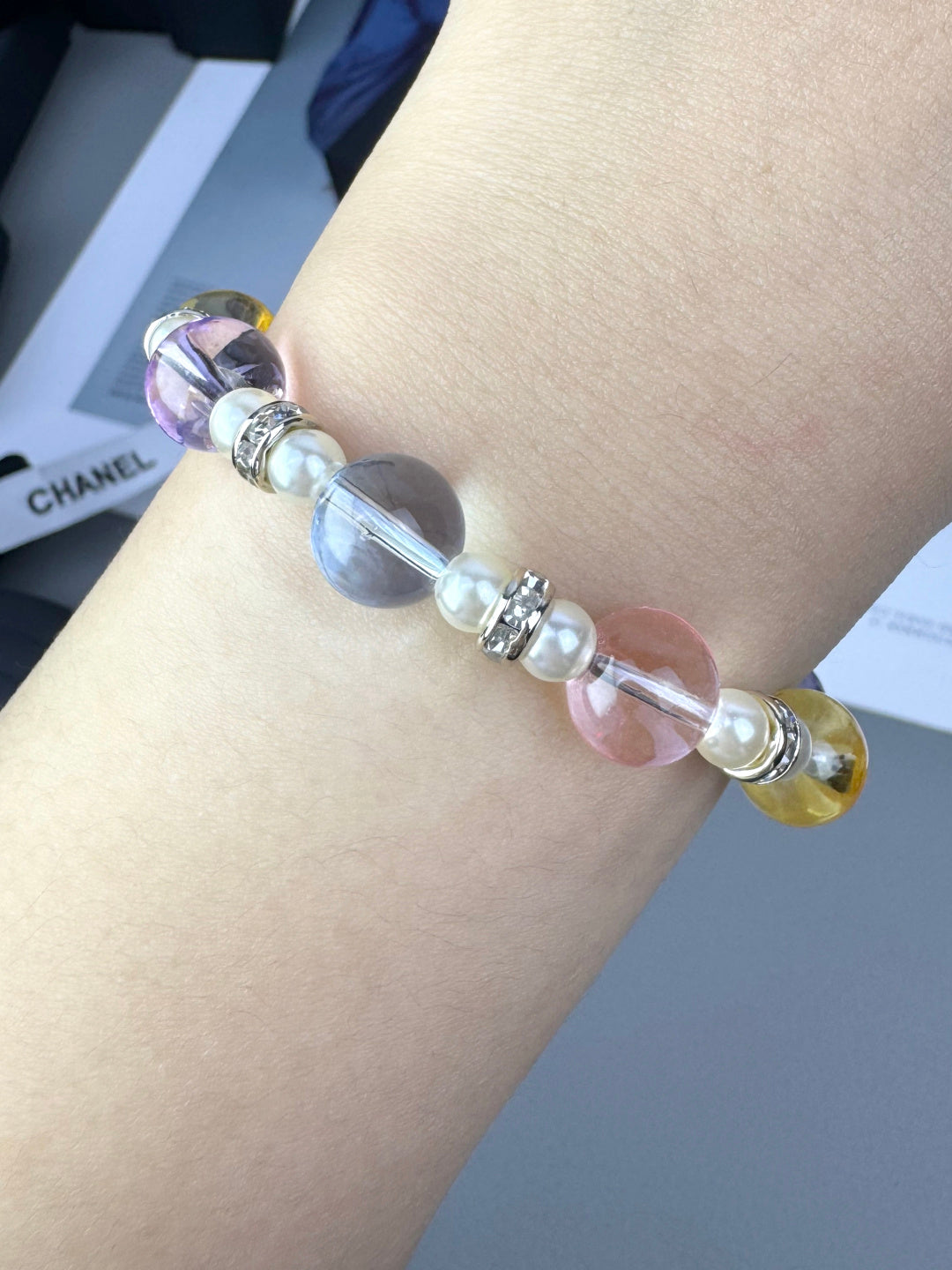 [⭐Clover Jewelry]Colorful Transparent Resin Bracelet