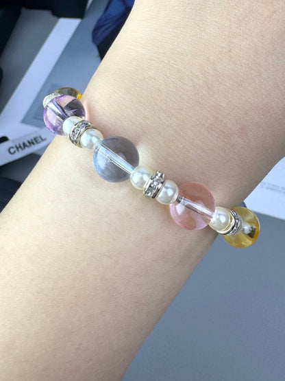 [⭐Clover Jewelry]Colorful Transparent Resin Bracelet