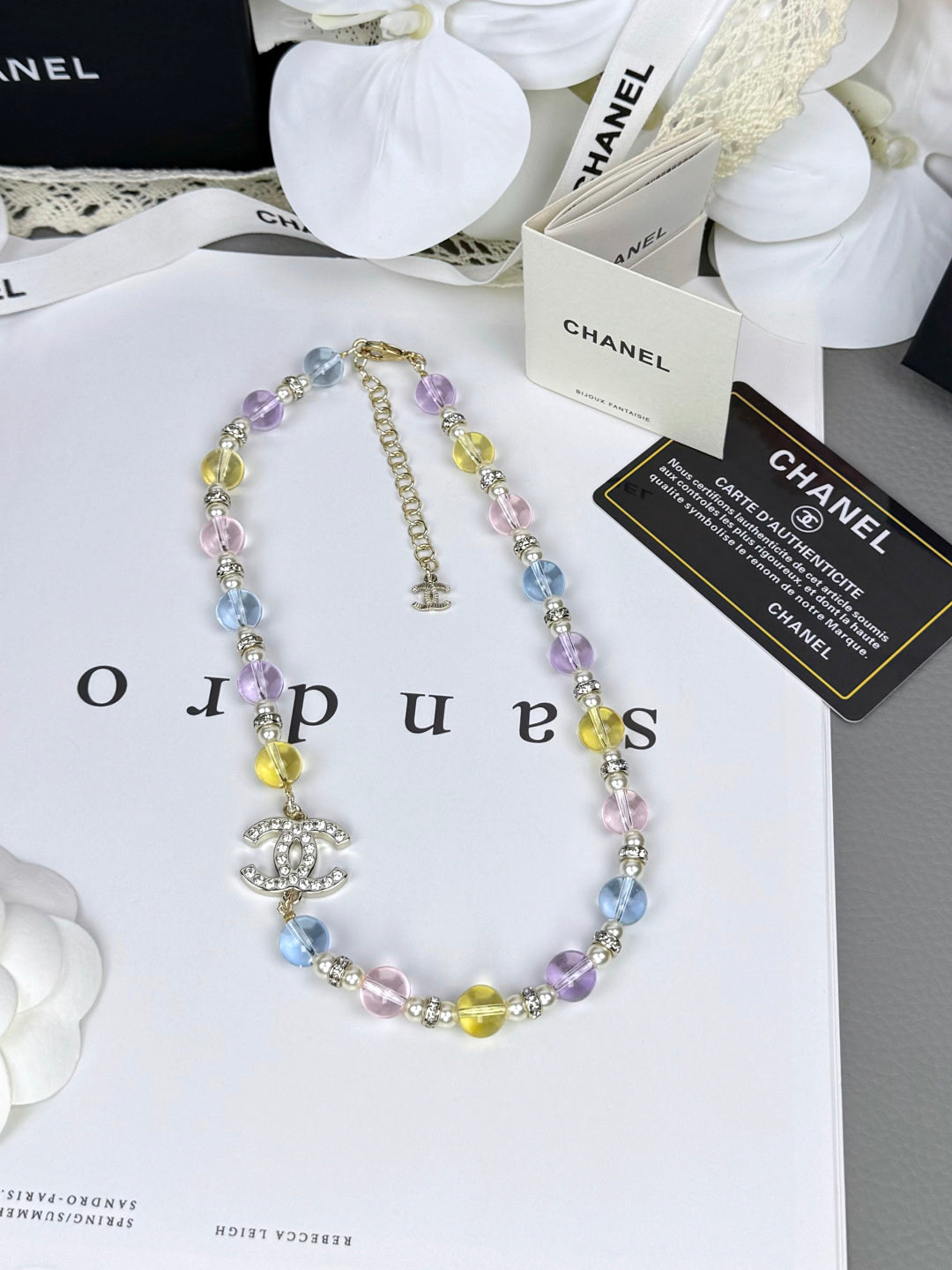 [⭐Clover Jewelry]26C New Spring Collection Colorful Transparent Resin Necklace