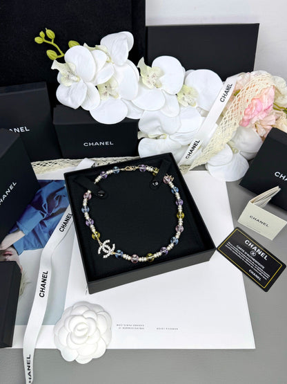 [⭐Clover Jewelry]26C New Spring Collection Colorful Transparent Resin Necklace