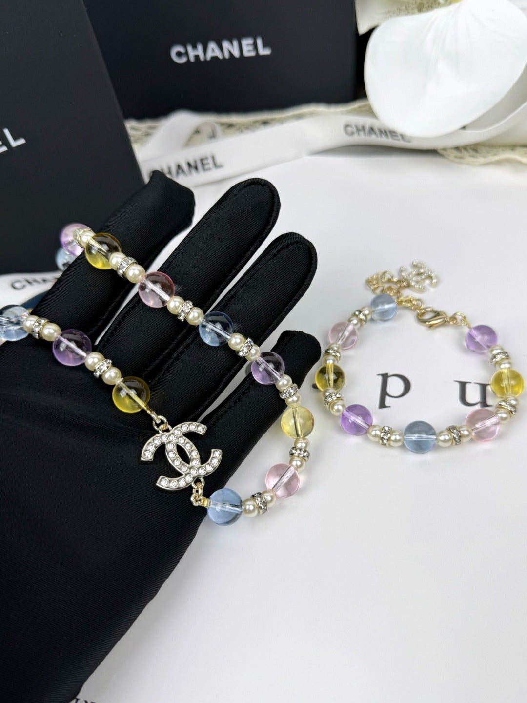 [⭐Clover Jewelry]26C New Spring Collection Colorful Transparent Resin Necklace